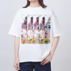 💖宇宙整体♪🌈♪こころからだチャンネル♪💖の宇宙に感謝　愛は祈りなり。 オーバーサイズTシャツ