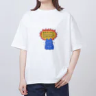 caocaoruのビビりネコちゃん オーバーサイズTシャツ