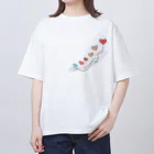 終わらない夢🌈の軽やかに舞うハート🩷 Oversized T-Shirt