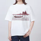 がぶちゃんのヴェネチアのゴンドラ オーバーサイズTシャツ