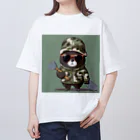 バナナシェアハウスのモグたんアーミー オーバーサイズTシャツ