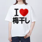 I LOVE SHOPのI LOVE 梅干し Oversized T-Shirt