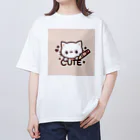 mini_asuのCut 猫 Oversized T-Shirt