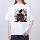 𝙍𝙖𝙗𝙗𝙞𝙩 𝙃𝙤𝙪𝙨𝙚の和服うさぎ オーバーサイズTシャツ