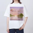 🔳🐄ψΨてんとう虫Ψψ🐄🐝の夕日の思い出 Oversized T-Shirt