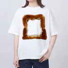 fog-moonの食パンの穴（たぬき色） オーバーサイズTシャツ