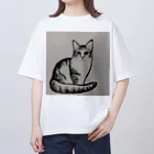 discwの猫ちゃん Oversized T-Shirt