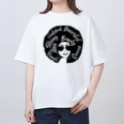 MELLOW-MELLOWのAfro woman オーバーサイズTシャツ