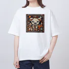 REDダンディーのイッヌアート オーバーサイズTシャツ