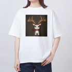 じんパパのトナカイ オーバーサイズTシャツ