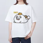 三国志×あざらし さんざらしの三国志あざらし　さんざらし　三国志　ウムッ Oversized T-Shirt