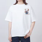 BaRiのウーパールーパーショップ定員 Oversized T-Shirt