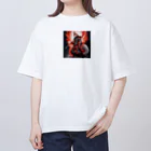ZZRR12の影を纏う狩人 - Hunter Veiled in Shadow Oversized T-Shirt