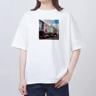 HanaeのNotting Hillの街並み オーバーサイズTシャツ