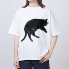 moyomeの太ってるねこ　オーバーサイズ オーバーサイズTシャツ