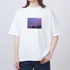 玉手箱の南国の冬空 オーバーサイズTシャツ