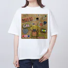 flânerのSuper Happy GAL♡ Oversized T-Shirt