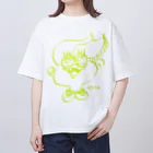 ｉｐｕｙａ(イプヤ)の風がつよいね ダンディー Oversized T-Shirt