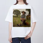 tizujonoboukenの田舎 オーバーサイズTシャツ