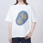 iroiroの水鳥 オーバーサイズTシャツ