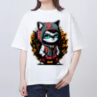 めんぼうさんやのちびネコ オーバーサイズTシャツ