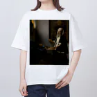 世界美術商店の天秤を持つ女 / Woman Holding a Balance オーバーサイズTシャツ