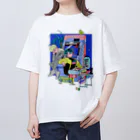 電Qの電Q オーバーサイズTシャツ