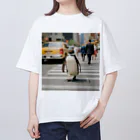 ちょこりっちのニューヨークペンギン Oversized T-Shirt