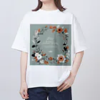 the blue seasonの豊かさの輪 オーバーサイズTシャツ