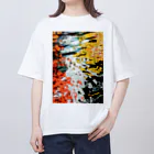 Shunsuke Marukiの混沌の川 オーバーサイズTシャツ