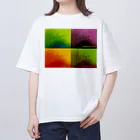 sususuttoのTOMODACHI(4コマ) オーバーサイズTシャツ