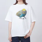 garapagos インコイングッズの癒しインコ Oversized T-Shirt