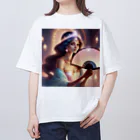 honaruのアジアンテイスト（美女） オーバーサイズTシャツ