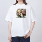 たまき工房の花天使　アール・ヌーヴォー風 Oversized T-Shirt