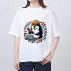 ちょこりっちの働くペンギン オーバーサイズTシャツ