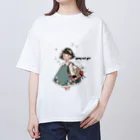 piyotanpiのgoing out girl Oversized T-Shirt