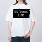 YF_familleのOUTDOOR LIFE Oversized T-Shirt