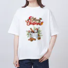 Tシャツ専門店T-Brandのクリスマスのシナモンマグ Oversized T-Shirt