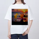 ChromastrAlのクリスマス休暇 オーバーサイズTシャツ