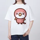 いんこ屋堂のアキクサインコ（ルビノー） Oversized T-Shirt