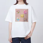 Sweet_moonLaboのSweet　cafe Oversized T-Shirt