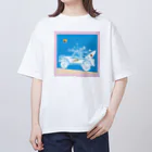 BobkachieeLennonのBEACH４ Oversized T-Shirt