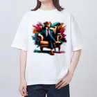 niko&PANDA shopのビジネス犬 Oversized T-Shirt