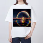 3tomo6's shopのRainbow Ring Oversized T-Shirt