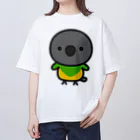 いんこ屋堂のネズミガシラハネナガインコ Oversized T-Shirt