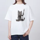 AXL CATのパーシヴァル (AXL CAT) Oversized T-Shirt