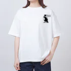 Round-BirdsのRound-Birds logo.ver Oversized T-Shirt