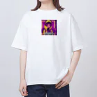 evahmonの光の戦士シリーズ・ひかりちゃん Oversized T-Shirt