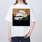 ｱｰﾄｷﾞｬﾗﾘｰ こっそり堂 (笑のDodge Challenger 1972 North Carolina モンスターマシーン オーバーサイズTシャツ