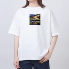 Pitooooの幻想的な自然のグッズ Oversized T-Shirt